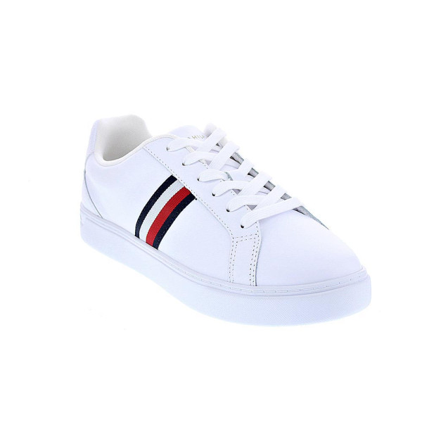 Zapatillas Tommy Hilfiger zapatos Mujer modelo Essential Court Blanco Cordón