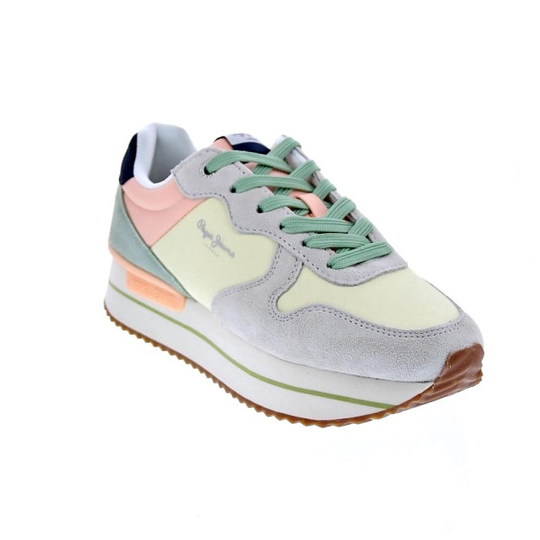 Zapatillas Pepe Jeans zapatos Mujer modelo Rusper Sweet Gris Cordón