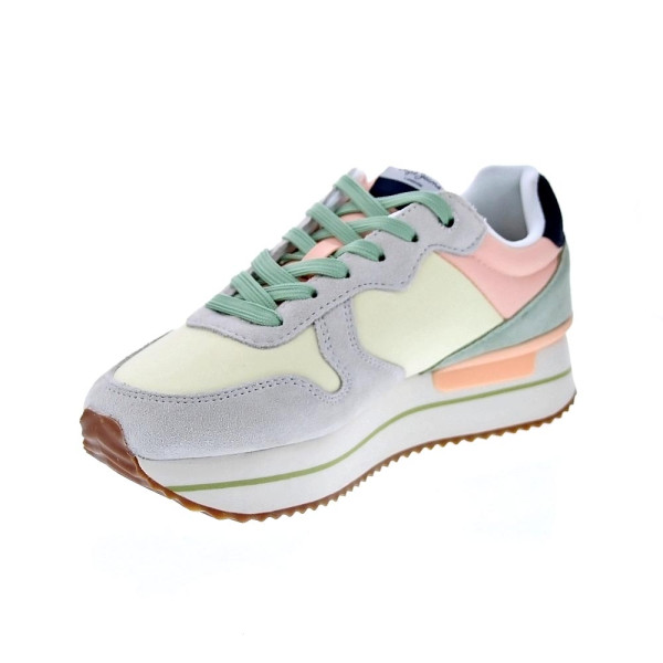 Zapatillas Pepe Jeans zapatos Mujer modelo Rusper Sweet Gris Cordón