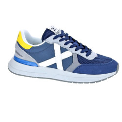 Zapatillas Munich zapatos Hombre modelo Soon 54 Azul Cordón 2