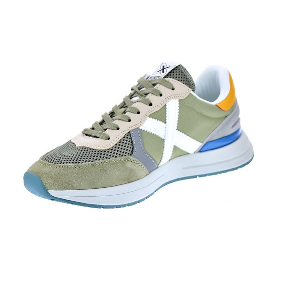 Zapatillas Munich zapatos Hombre modelo Soon 55 Verde Cordón