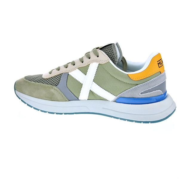 Zapatillas Munich zapatos Hombre modelo Soon 55 Verde Cordón