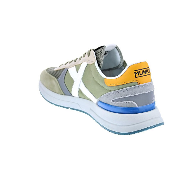 Zapatillas Munich zapatos Hombre modelo Soon 55 Verde Cordón