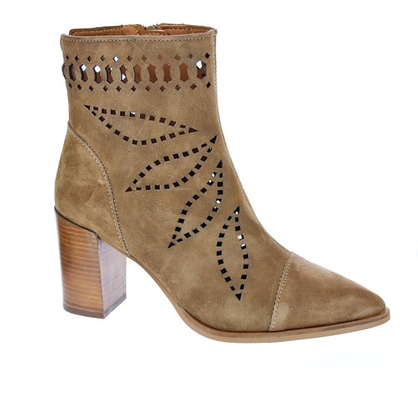 Botines Alpe zapatos Mujer modelo 50311101 Marrón Cremallera