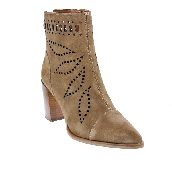 Botines Alpe zapatos Mujer modelo 50311101 Marrón Cremallera