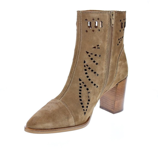 Botines Alpe zapatos Mujer modelo 50311101 Marrón Cremallera