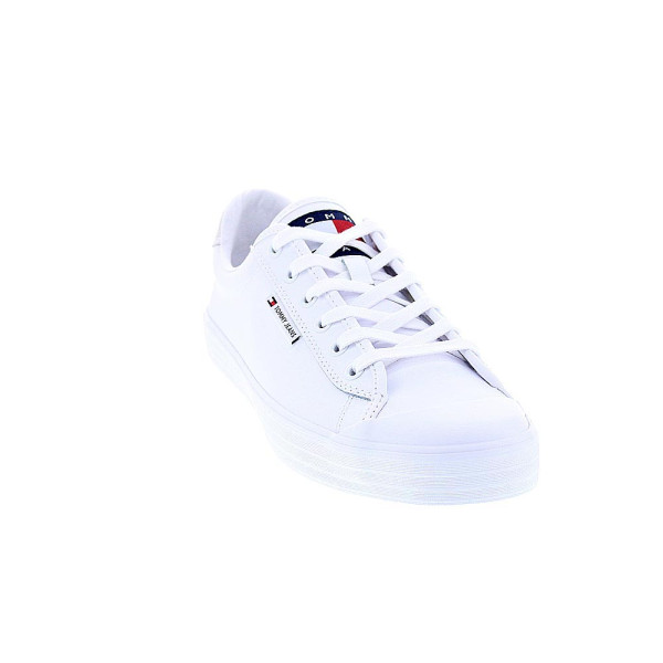 Zapatillas Tommy Hilfiger zapatos Hombre modelo Vulcanized Bumper Blanco Cordón