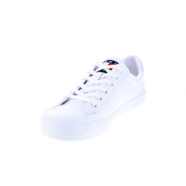 Zapatillas Tommy Hilfiger zapatos Hombre modelo Vulcanized Bumper Blanco Cordón