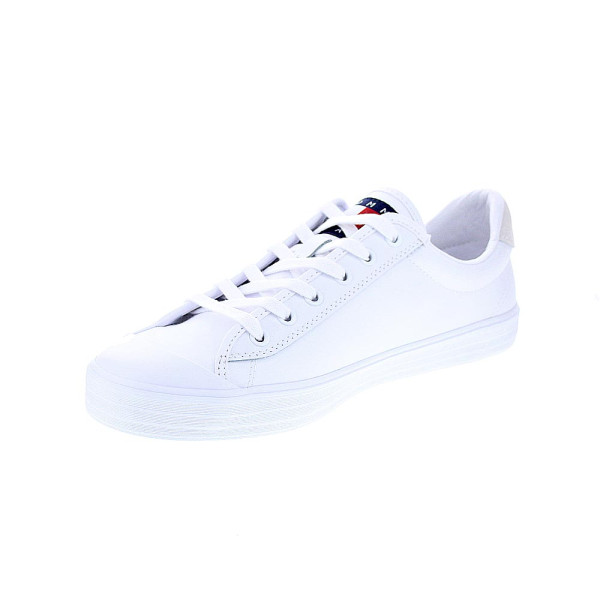 Zapatillas Tommy Hilfiger zapatos Hombre modelo Vulcanized Bumper Blanco Cordón