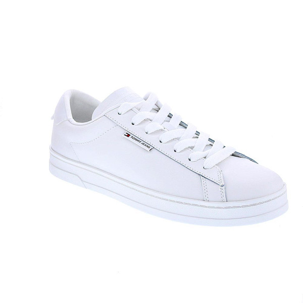 Zapatillas Tommy Hilfiger zapatos Hombre modelo Tjm Leather Blanco Velcro