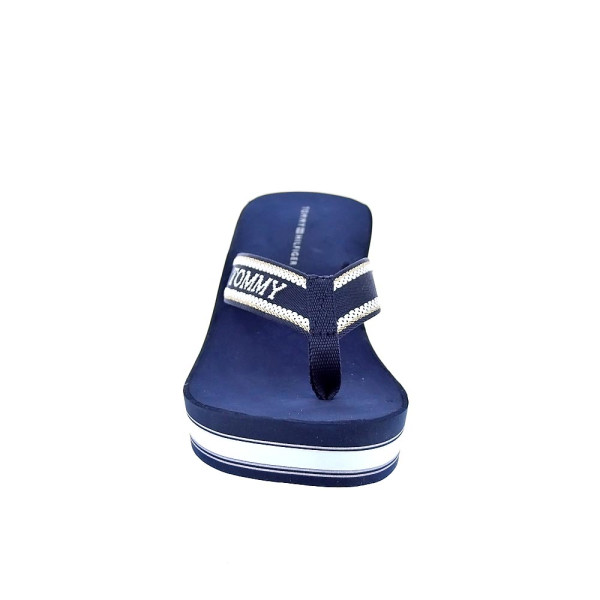 Chanclas Tommy Hilfiger zapatos Mujer modelo Hilfiger Wedge Azul 