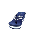 Chanclas Tommy Hilfiger zapatos Mujer modelo Hilfiger Wedge Azul 