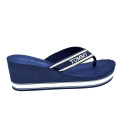 Chanclas Tommy Hilfiger zapatos Mujer modelo Hilfiger Wedge Azul 