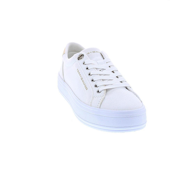 Zapatillas Tommy Hilfiger zapatos Mujer modelo Essential Vulc Blanco Cordón
