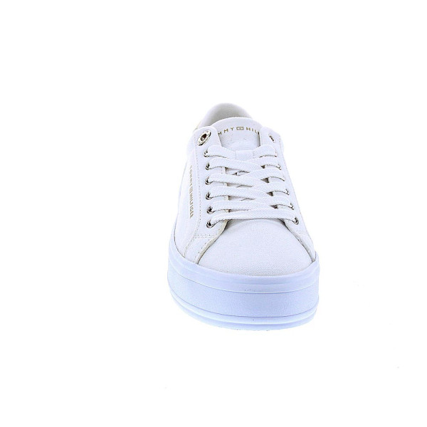 Zapatillas Tommy Hilfiger zapatos Mujer modelo Essential Vulc Blanco Cordón