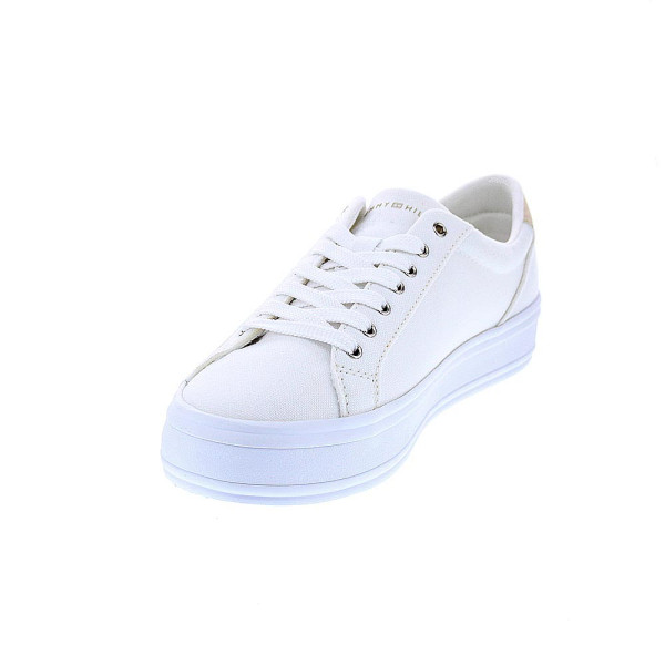 Zapatillas Tommy Hilfiger zapatos Mujer modelo Essential Vulc Blanco Cordón