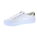 Zapatillas Tommy Hilfiger zapatos Mujer modelo Essential Vulc Blanco Cordón