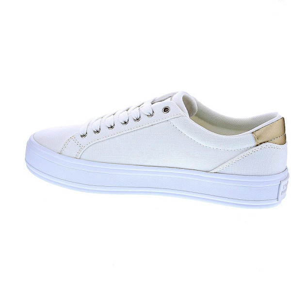 Zapatillas Tommy Hilfiger zapatos Mujer modelo Essential Vulc Blanco Cordón