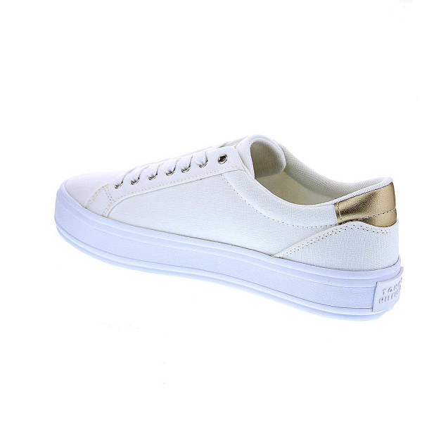 Zapatillas Tommy Hilfiger zapatos Mujer modelo Essential Vulc Blanco Cordón