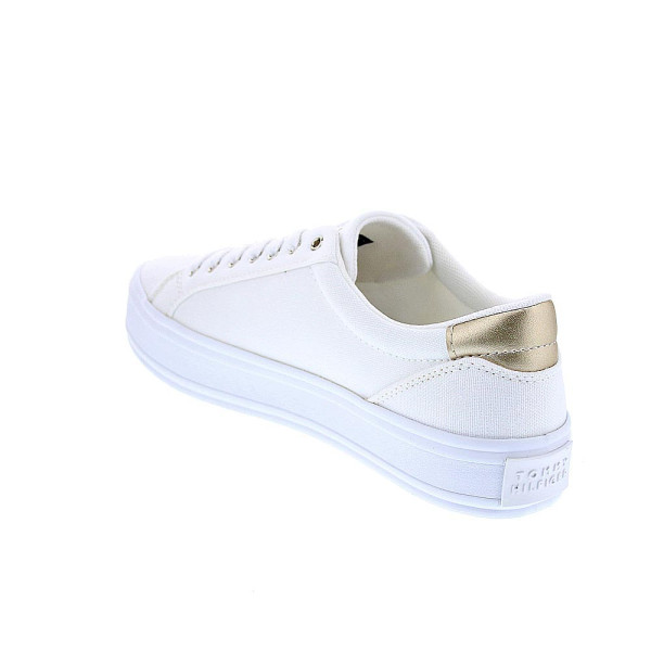 Zapatillas Tommy Hilfiger zapatos Mujer modelo Essential Vulc Blanco Cordón