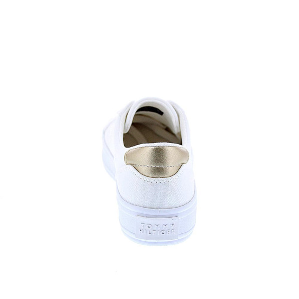 Zapatillas Tommy Hilfiger zapatos Mujer modelo Essential Vulc Blanco Cordón