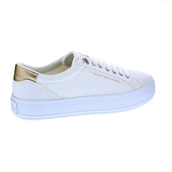 Zapatillas Tommy Hilfiger zapatos Mujer modelo Essential Vulc Blanco Cordón