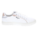 Zapatillas Pepe Jeans zapatos Mujer modelo Kenton Mix Blanco Cordón