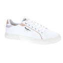 Zapatillas Pepe Jeans zapatos Mujer modelo Kenton Mix Blanco Cordón