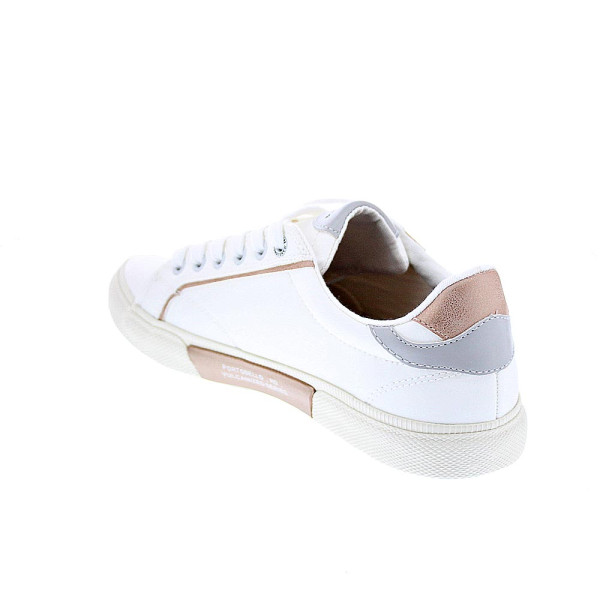 Zapatillas Pepe Jeans zapatos Mujer modelo Kenton Mix Blanco Cordón