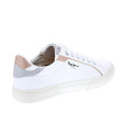Zapatillas Pepe Jeans zapatos Mujer modelo Kenton Mix Blanco Cordón