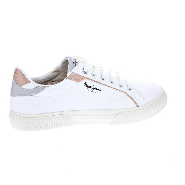 Zapatillas Pepe Jeans zapatos Mujer modelo Kenton Mix Blanco Cordón