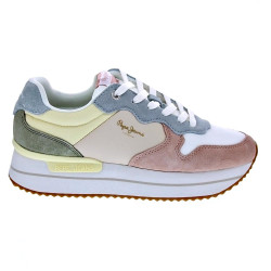 Zapatillas Pepe Jeans zapatos Mujer modelo Rusper Jelly Beige Cordón