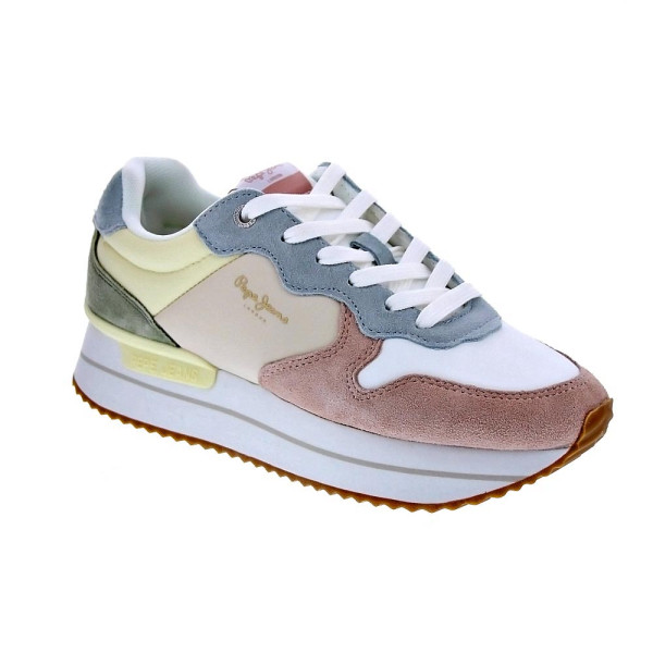 Zapatillas Pepe Jeans zapatos Mujer modelo Rusper Jelly Beige Cordón