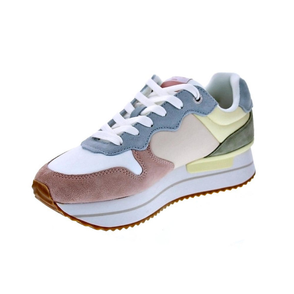 Zapatillas Pepe Jeans zapatos Mujer modelo Rusper Jelly Beige Cordón