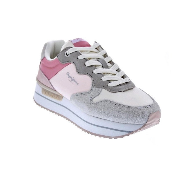 Zapatillas Pepe Jeans zapatos Mujer modelo Rusper Jelly Rosa Cordón