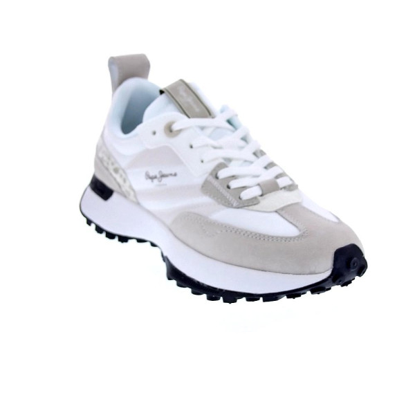 Zapatillas Pepe Jeans zapatos Mujer modelo Lucky Print Blanco Cordón