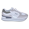 Zapatillas Pepe Jeans zapatos Mujer modelo Rusper Gala Gris Cordón