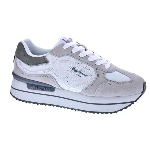 Zapatillas Pepe Jeans zapatos Mujer modelo Rusper Gala Gris Cordón