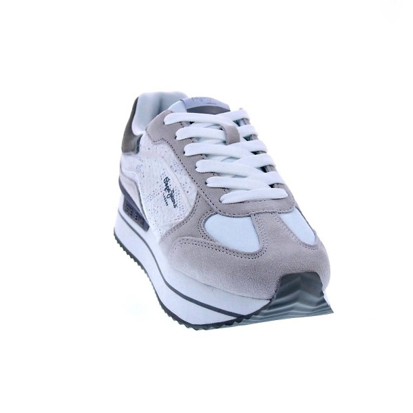 Zapatillas Pepe Jeans zapatos Mujer modelo Rusper Gala Gris Cordón