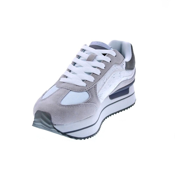 Zapatillas Pepe Jeans zapatos Mujer modelo Rusper Gala Gris Cordón