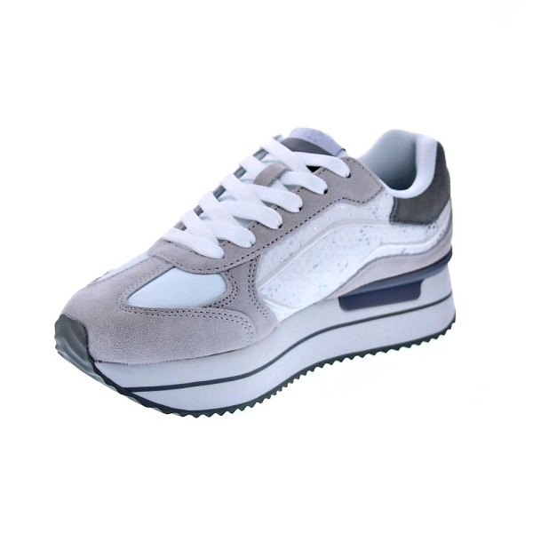Zapatillas Pepe Jeans zapatos Mujer modelo Rusper Gala Gris Cordón