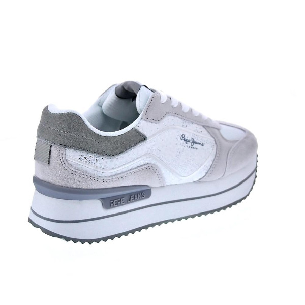 Zapatillas Pepe Jeans zapatos Mujer modelo Rusper Gala Gris Cordón