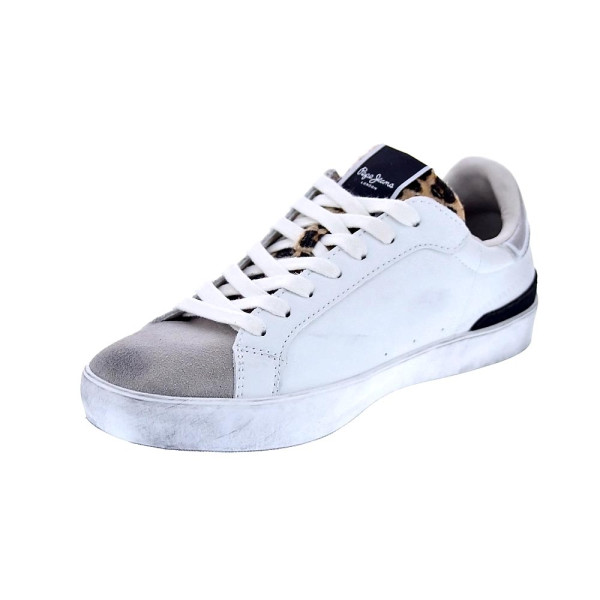 Zapatillas Pepe Jeans zapatos Mujer modelo Lane Shine Plata Cordón
