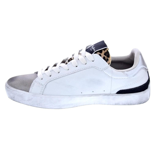 Zapatillas Pepe Jeans zapatos Mujer modelo Lane Shine Plata Cordón