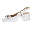 Sandalias Carmela zapatos Mujer modelo 161443 Blanco 