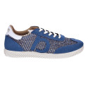 Zapatillas Duuo zapatos Hombre modelo Ona Lace Trenzado 067 Azul Cordón