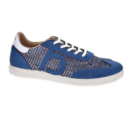 Zapatillas Duuo zapatos Hombre modelo Ona Lace Trenzado 067 Azul Cordón 2