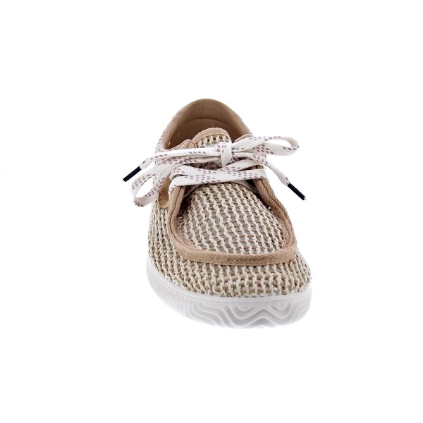 Mocasines Duuo zapatos Hombre modelo Ona Walaby Trenzado Beige Cordón