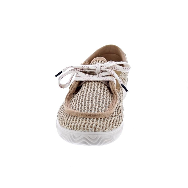 Mocasines Duuo zapatos Hombre modelo Ona Walaby Trenzado Beige Cordón