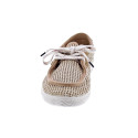 Mocasines Duuo zapatos Hombre modelo Ona Walaby Trenzado Beige Cordón